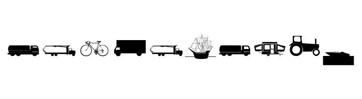 TrafficTransportations  Free Fonts Download