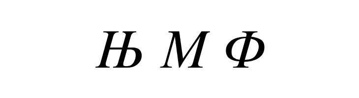 Macedonian Tms Italic  Free Fonts Download