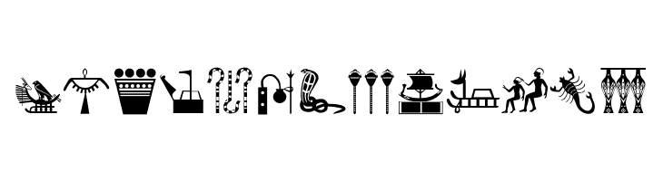 EgyptHieros  Free Fonts Download