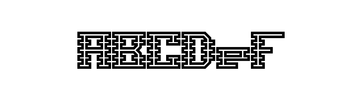 Scalelines Maze BRK  Free Fonts Download