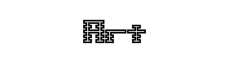Scalelines Maze BRK  Free Fonts Download