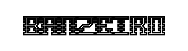 Scalelines Maze BRK  Free Fonts Download