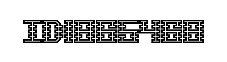 Scalelines Maze BRK  Free Fonts Download