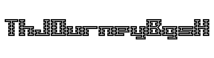 Scalelines Maze BRK  Free Fonts Download