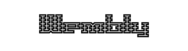 Scalelines Maze BRK  Free Fonts Download