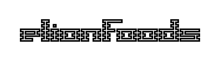 Scalelines Maze BRK  Free Fonts Download