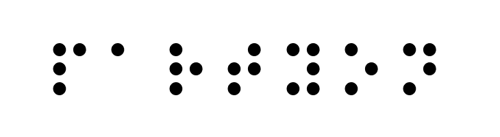 Braille Regular  Free Fonts Download