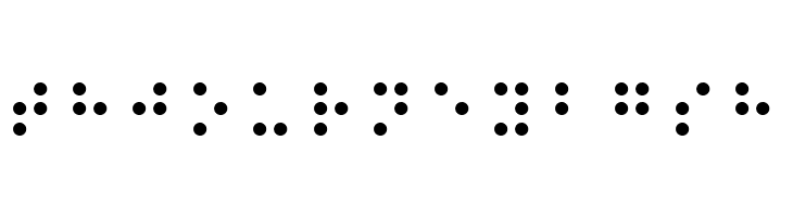 Braille Regular  Free Fonts Download