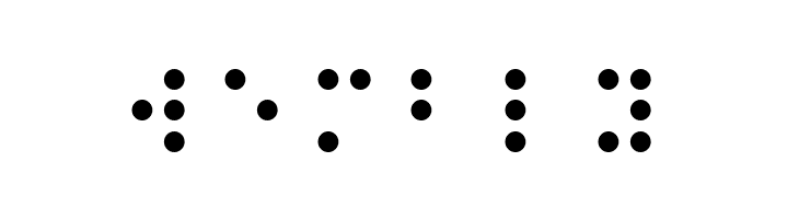 Braille Regular  Free Fonts Download
