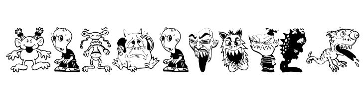 Monstrous  Free Fonts Download