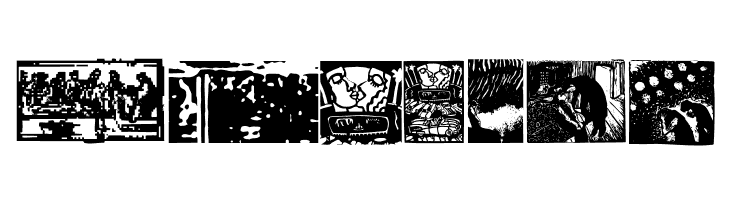 WoodcutBats  Free Fonts Download