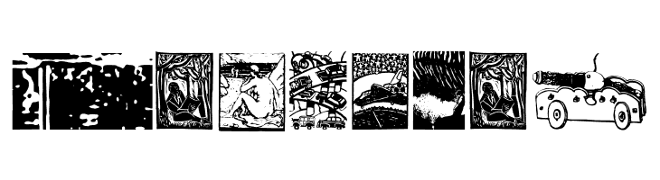 WoodcutBats  Free Fonts Download