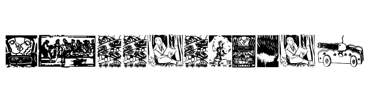 WoodcutBats  Free Fonts Download