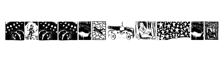 WoodcutBats  Free Fonts Download