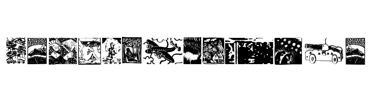 WoodcutBats  Free Fonts Download