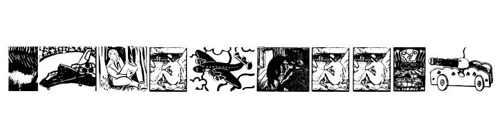 WoodcutBats  Free Fonts Download