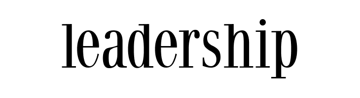 leadership ClassizismAntiquaBook Font