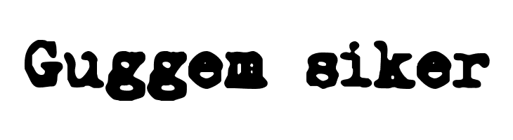 NoMore Typewriters  Free Fonts Download