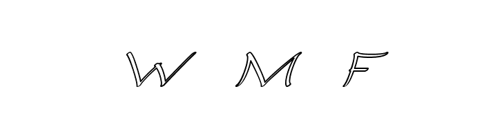 Llynfyrch Fwyrrdynn Ouline  Free Fonts Download