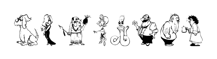 ToonCharsTwo  Free Fonts Download