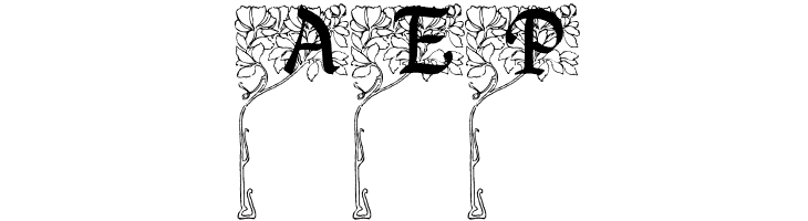 Arborial_Initials  Free Fonts Download