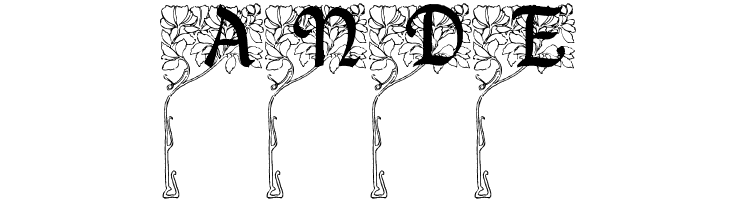 Arborial_Initials  Free Fonts Download