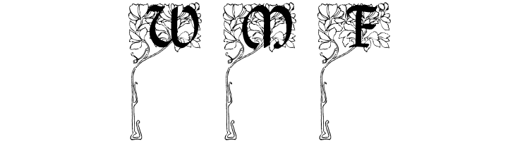Arborial_Initials  Free Fonts Download