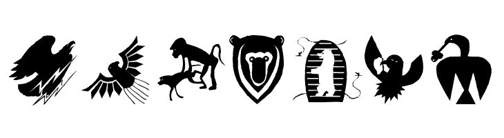 AnimalShadowsTwo  Free Fonts Download