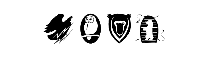 AnimalShadowsTwo  Free Fonts Download