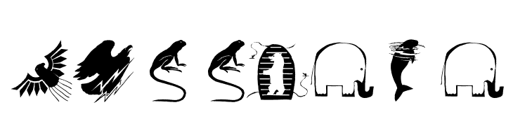 AnimalShadowsTwo  Free Fonts Download