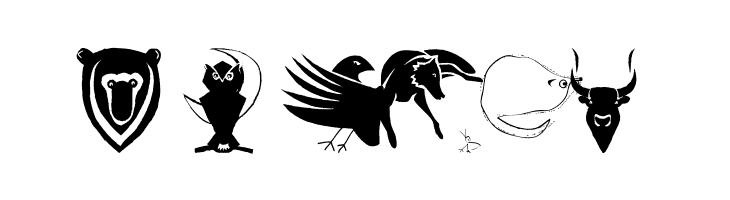 AnimalShadowsTwo  Free Fonts Download