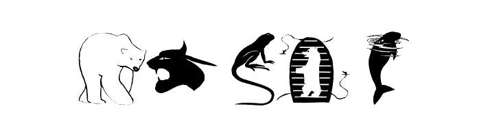 AnimalShadowsTwo  Free Fonts Download