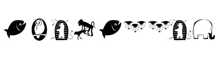 AnimalShadowsTwo  Free Fonts Download