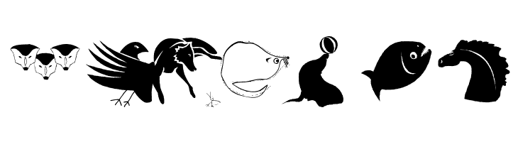 AnimalShadowsTwo  Free Fonts Download