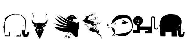 AnimalShadowsTwo  Free Fonts Download