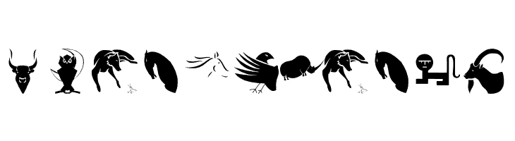 AnimalShadowsTwo  Free Fonts Download