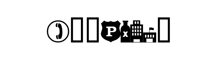 ESRI Crime Analysis  Free Fonts Download