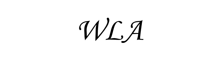 WLA Cursiv Font