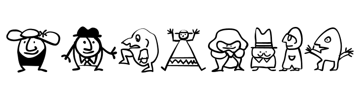 KidSignsThree  Free Fonts Download