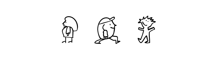 KidSignsThree  Free Fonts Download