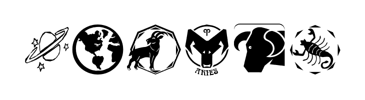 AstrologishSymbols  Free Fonts Download