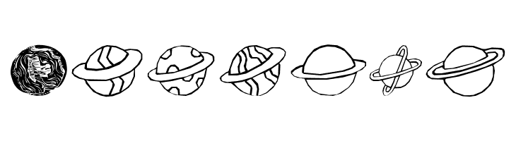 Planets  Free Fonts Download