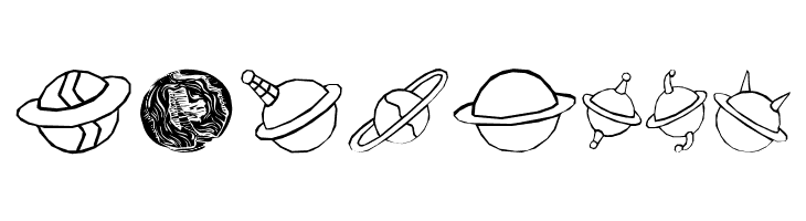 Planets  Free Fonts Download