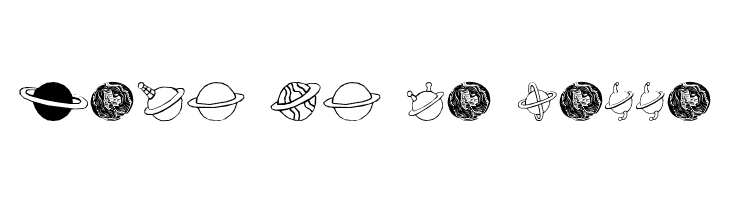 Planets  Free Fonts Download