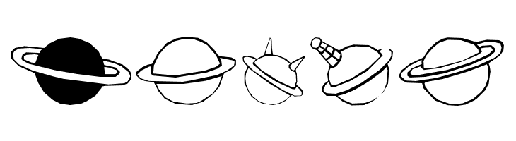 Planets  Free Fonts Download