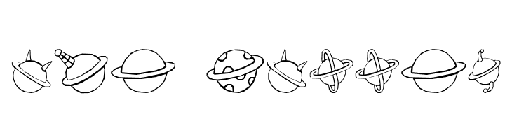 Planets  Free Fonts Download