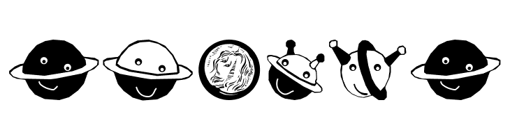 Planets  Free Fonts Download