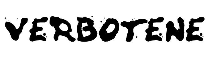 VERBOTENE Zill Spills Font