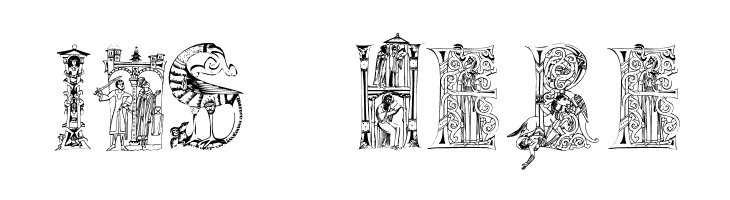 ChristianInitials  Free Fonts Download