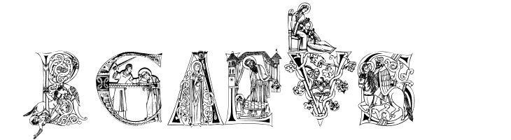 ChristianInitials  Free Fonts Download